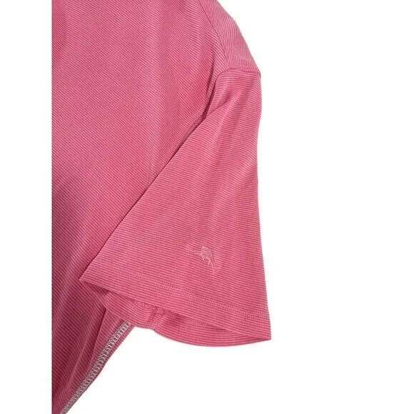 Tommy Bahama Polo Shirt Mens Large Orange  Casual Short Sleeve‎ - Picture 4 of 9